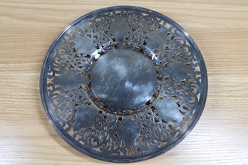 Vintage MSC Nickel Silver Decorative Plate