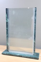 Glass & Marble Award Recognition Photo Display Stand