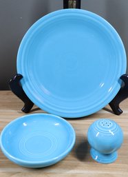 (3pcs) Fiestaware Turquoise Dishes