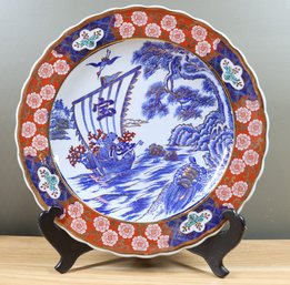 Japanese Porcelain Plate Impressed 'Taihodo' Mark