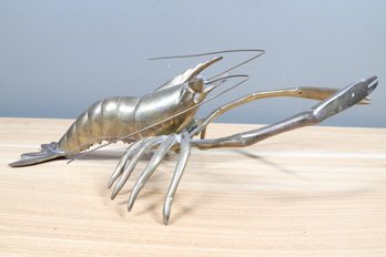 Vintage Brass Crawfish