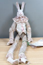 Katherine's Collection At Silver Lake Porcelain Bunny 'barney' With Cert Of Auth.