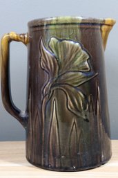 Style Of Avon Faience Company Daffodil Pitcher