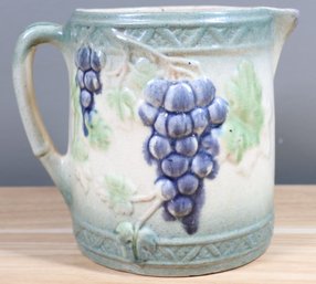 Mid 2oth Century Ceramic Pitcher Grapes