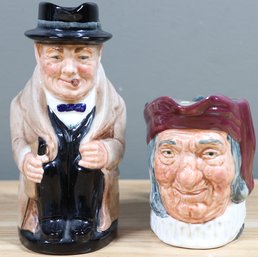 Royal Doulton Winston Churchill Toby Jug Mug And Vintage Royal Doulton Ceramic Toby Jug Made In England Simon