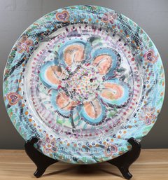 Chani 1999 Hand Painted Ceramic Plate Costa Rica