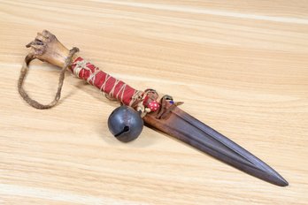 Vintage Tribal Dagger Animal Bone