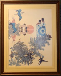 Paul Goble Signed Native American Lithograph