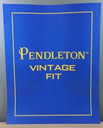 Pendleton Woolen Mills Vintage Fit 28in. X 22in. Blue Wall Poster