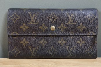 Louis Vuitton Monogram Portefeiulle Sarah Long Bifold Wallet