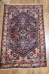 Antique Hand Knotted Wool Persian Rug 48' X 30'