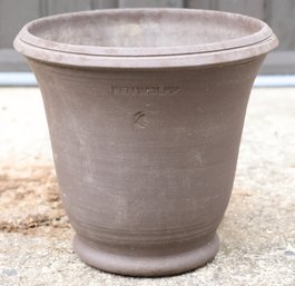 Hand Thrown Signed Ben Wolff Brown #4 Planter- Flower Pot Handmade