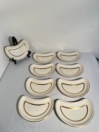 Lot Of Wedgwood Crescent Plates