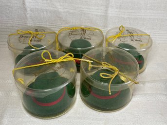 Lot 5 Originators Disney Hats Original Box 1930s-40s Felt Hats Salesman Samples Green