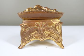 Antique Gilt Metal Trinket Box