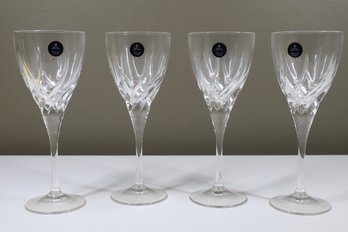 Set Of (4) Royal Doulton Crystal Stemware Glasses