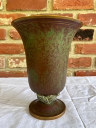 Antique Bronze Carl Sorenson Vase With Legs