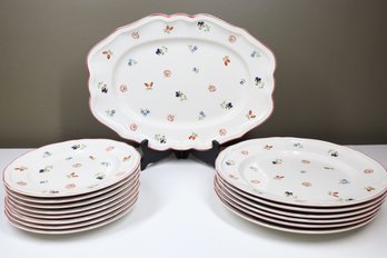 Set Of (15) Villeroy Boch Petite Fleur Salad Plates Luxembourg