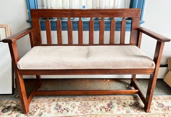 Antique Wooden Bench ~ Butler Specialty Co.