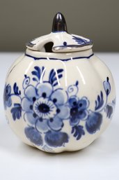 Vintage Delft Condiment Jar