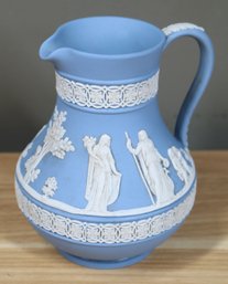 Wedgwood Pale Blue Jasperware Jug Pitcher