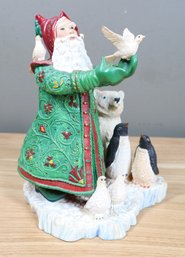 Lenox Santa's Gift Of Peace 1996 Porcelain Figurine Christmas Decoration