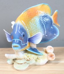 Goebel Tropical Fish On Coral Figurine Porcelain