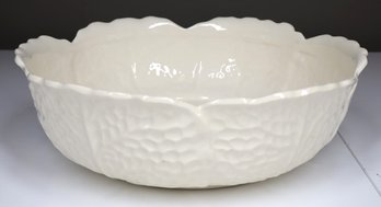 Early Vintage Stangl Creamware Pottery Cabbage Dish Bowl