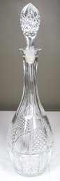 Czech Cut Crystal Wine Decanter