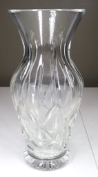 Block Cut Crystal Vase