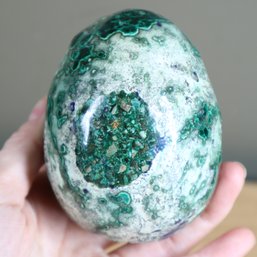 Malachite Crystal Egg