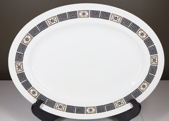 Wedgwood Asia Black Large Oval Serving Platter