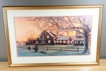 Donna Green 'Home For Summer'  Signed Framed Print