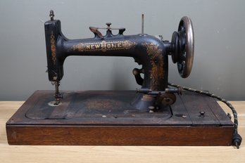 Vintage New Home Sewing Machine.