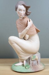 Lazlo Ispanky Autumn Wind Porcelain Figurine