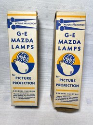 (2) G-E Mazda Lamps For Picture Protection