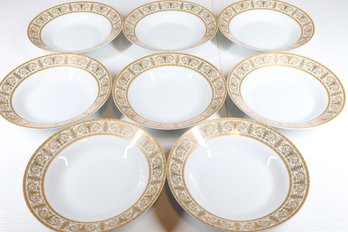 Set Of (8) Royal Vienna China Rimed Bowls