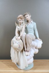 Young Love - Norman Rockwell By Lladro Porcelain Figurine