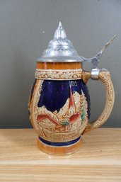 Goebel Merkelbach Lidded Toast To The Centuries West German Beer Lidded Stein