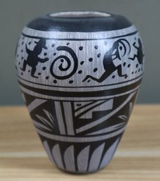 Navajo Art Pottery Vase Signed