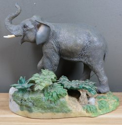 Lenox The Asian Elephant 2000 Grey Smithsonian Collection Sculpture Figure