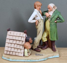 Norman Rockwell No Kings Nor Dukes Limited Edition Figurine 1981 Dave Grossman