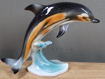 Goebel Porcelain Dolphin Figurine