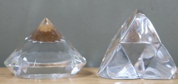 Lot- Crystal Quartz Loose Concave Cut And Dansk International Designs Germany Crystal