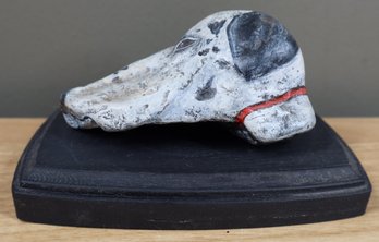 1982 Dalmatian Rock With Stand Signed