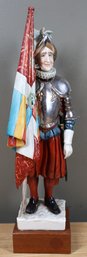 Guido Cacciapuoti Figurine Swiss Guard Papal Army Flag Sergeant In Armor Defect