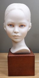 Cybis Porcelain Child Portrait Bust Signed