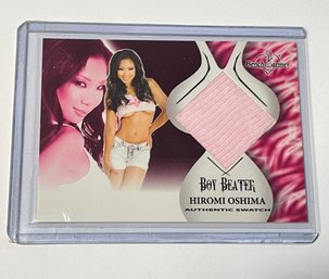 BENCH WARMER HIROMI OSHIMA BOY BEATER AUTHENTIC SWATCH TRADING CARD