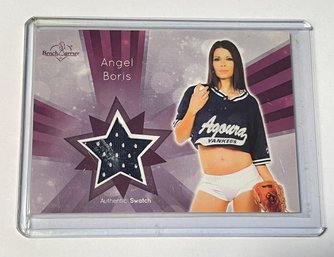 BENCH WARMER ANGEL BORIS AUTHENTIC SWATCH TRADING CARD