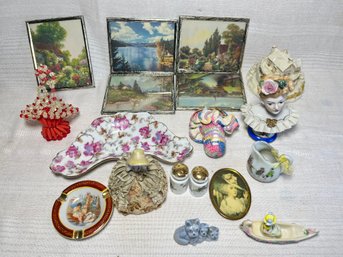 Vintage Collectibles Figures Prints Porcelain Dresden Occupied Japan